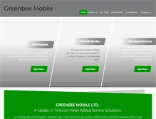 Tablet Screenshot of greenbeemobile.com